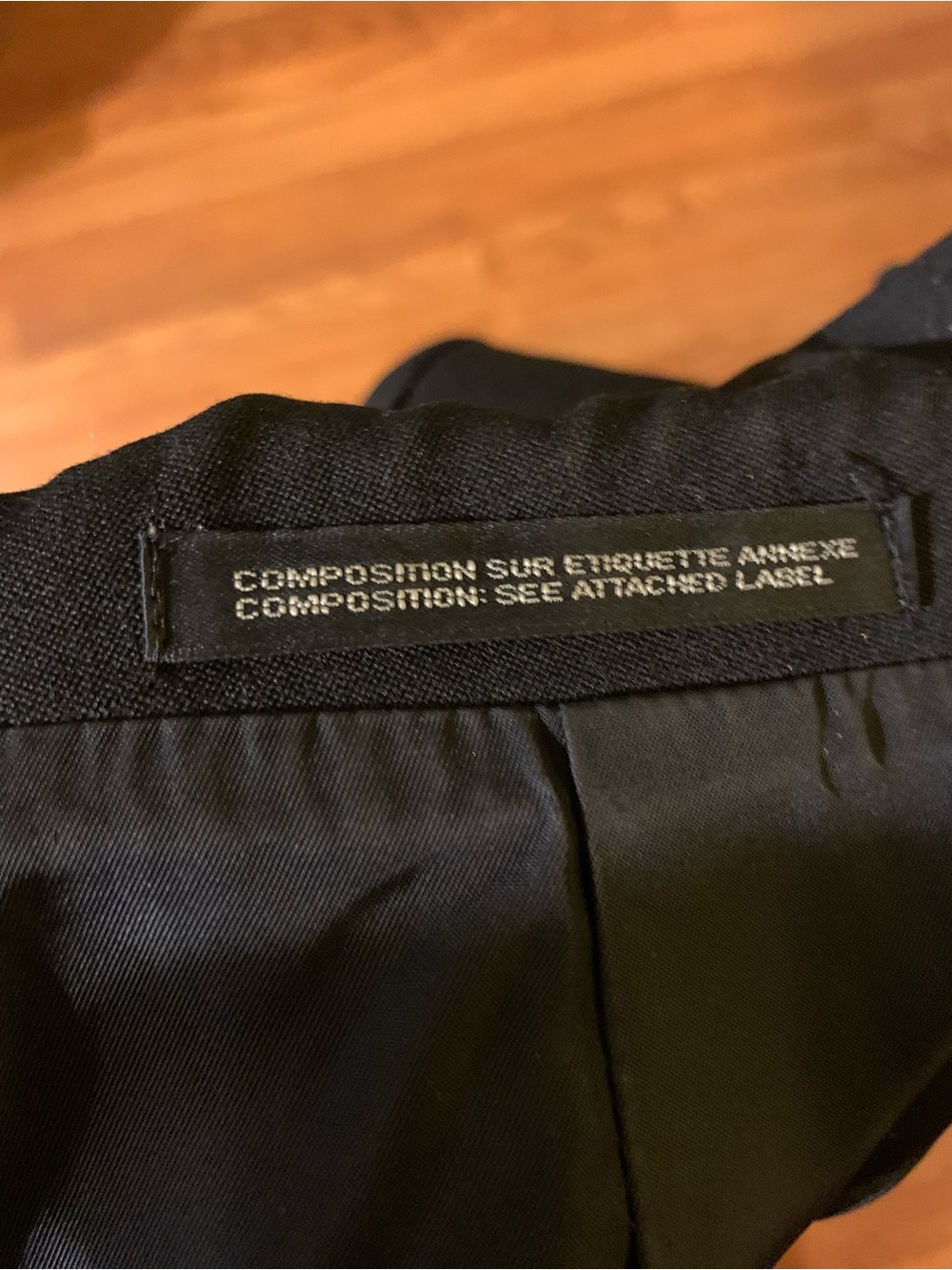 Yohji Yamamoto Black Wool Women’s Three-Button Sport Coat - Picture 6 of 7